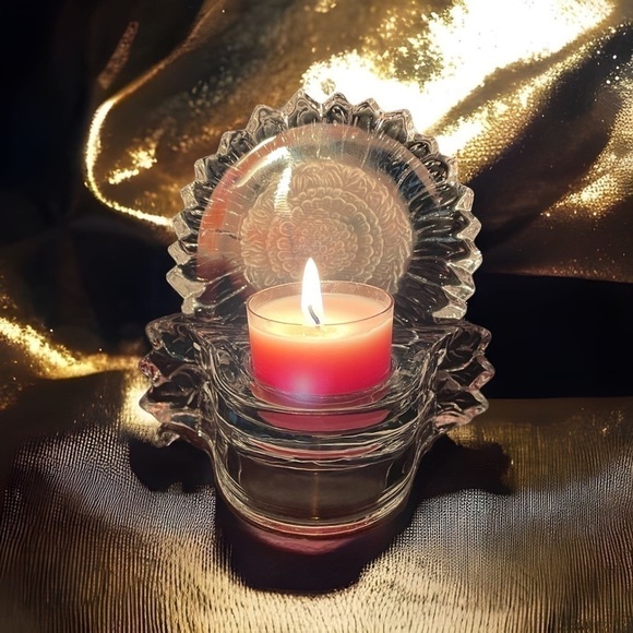 Partylite sunflower tea light or voltive holder, excellent condition, no flaws - Picture 1 of 5